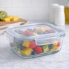520ml Square Glass Food Container