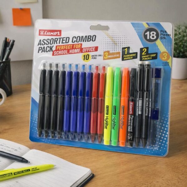 18-Piece Stationery Combo Set