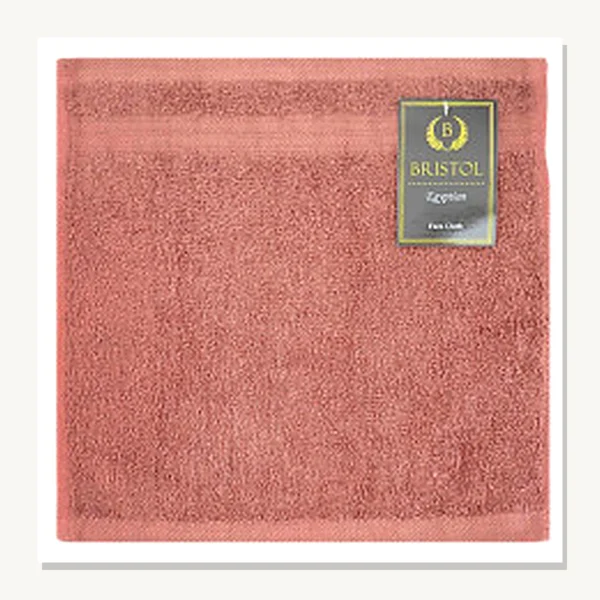 Bristol Egyptian Face Cloth Brown 30x30cm – Brown face cloth from the Bristol Egyptian towel collection