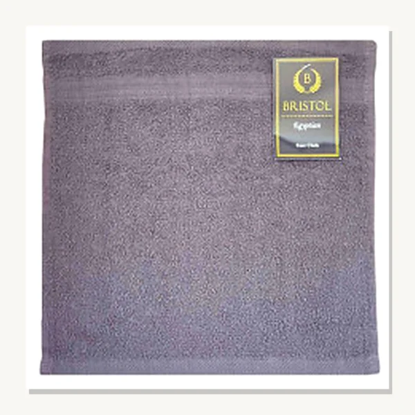 Bristol Egyptian Face Cloth Dark Grey 30x30cm – Dark grey face cloth from the Bristol Egyptian towel collection