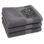 Bristol Guest Towel Charcoal 30x50cm – Charcoal Bristol Luxury Towels Egyptian guest towel sold individually