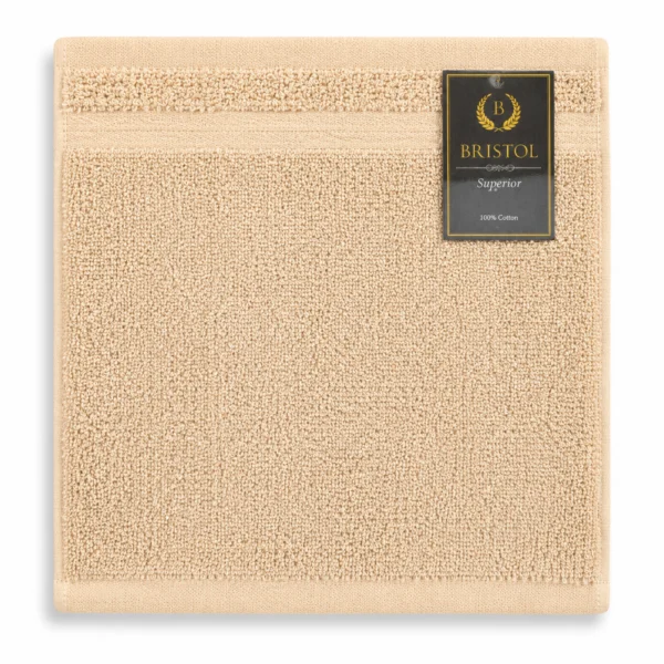 Bristol Superior Face Cloth Pebble 30x30cm – 100% cotton pebble face cloth from the Bristol Superior towel collection