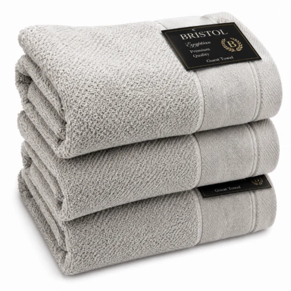 Bristol Wedgewood Bath Towel Light Grey 70x130cm