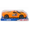 Orange Italia Sports Car Toy in packaging shown from the front Orange Italia Sports Car Toy in packaging shown from an angled front view Orange Italia Sports Car Toy in packaging shown from the rear Orange Italia Sports Car Toy with racing-style graphics shown from the side
