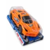 Orange Italia Sports Car Toy in packaging shown from the front Orange Italia Sports Car Toy in packaging shown from an angled front view Orange Italia Sports Car Toy in packaging shown from the rear Orange Italia Sports Car Toy with racing-style graphics shown from the side