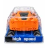 Orange Italia Sports Car Toy in packaging shown from the front Orange Italia Sports Car Toy in packaging shown from an angled front view Orange Italia Sports Car Toy in packaging shown from the rear Orange Italia Sports Car Toy with racing-style graphics shown from the side