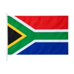 South African Flag 40x60cm with white display stick